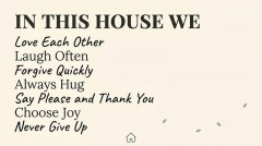 In This House We Love House Flag, Family House Rules Flag, Outdoor Decor | Trinmama image 4