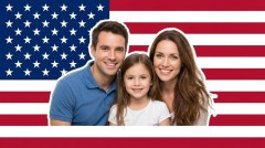 Personalized American Flag Photo House Flag, Custom Photo Patriotic Flag, Outdoor Decor | Trinmama image 4