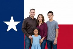 Personalized Texas State Flag Family Photo House Flag, Custom Photo Flag, Texas Decor | Trinmama image 4
