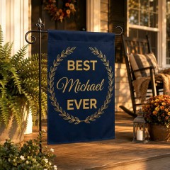 Best [Name] Ever Personalized Garden Flag - Custom Name Father's Day Yard Decor image 4