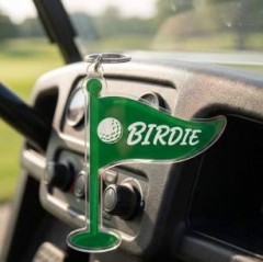 Golf Game Day Personalized Name Keychain, Bar Shape, Sports Gift | Trinmama image 3