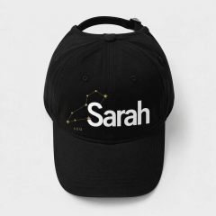 Zodiac Constellation Name Baseball Cap - Custom Star Sign & Name