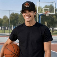 Personalized Vintage Basketball Badge Baseball Cap, Custom Name Hat, Gift for Fans | Trinmama image 2