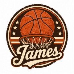 Personalized Vintage Basketball Badge Baseball Cap, Custom Name Hat, Gift for Fans | Trinmama image 4