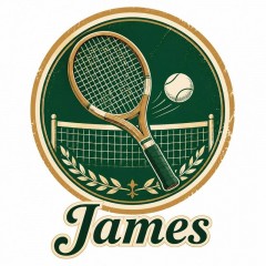 Personalized Vintage Tennis Badge Baseball Cap, Custom Name Hat, Gift for Fans | Trinmama image 4