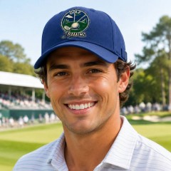 Personalized Vintage Golf Badge Baseball Cap, Custom Name Hat, Gift for Golfers | Trinmama image 2