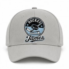 Personalized Vintage Hockey Badge Baseball Cap, Custom Name Hat, Gift for Fans | Trinmama image 1