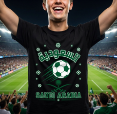 Saudi Arabia 2026 Soccer T-Shirt - As-Suood - Team Pride Tee image 3