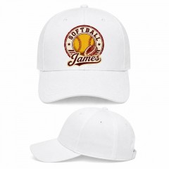 Personalized Vintage Softball Badge Baseball Cap, Custom Name Hat, Gift for Players | Trinmama image 3