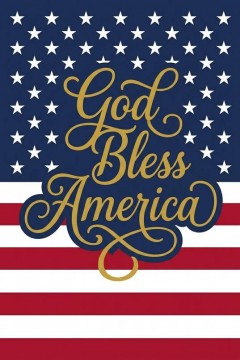 God Bless America Patriotic Garden Flag, Stars and Stripes Yard Flag, 4th of July Outdoor Decor | Trinmama image 4