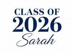 Personalized Class Of 2026 Tote Bag, Custom Graduation Canvas, Grad Gift | Trinmama image 3