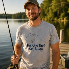 The One That Got Away T-Shirt, Funny Fishing, Gift for Anglers | Trinmama image 2