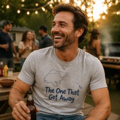The One That Got Away T-Shirt, Funny Fishing, Gift for Anglers | Trinmama image 3