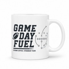 Game Day Fuel Mug, Ceramic Coffee Cup for Football Moms, Game Day Gift | Trinmama
