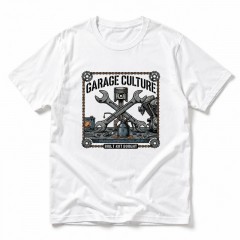 Garage Culture Motorcycle Biker Mechanic T-Shirt