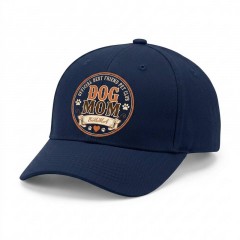 Personalized Dog Mom Vintage Badge Baseball Cap, Custom Name Pet Lover Hat, Gift for Dog Moms | Trinmama