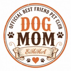 Personalized Dog Mom Vintage Badge Baseball Cap, Custom Name Pet Lover Hat, Gift for Dog Moms | Trinmama image 4