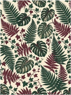 Dark Botanical Fleece Blanket, Vintage Plant Illustration Throw, Home Decor Gift | Trinmama image 4