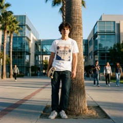 Los Angeles LA Coordinates Map T-Shirt image 2