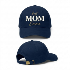 Personalized Best Mom Baseball Cap, Custom Name Hat, Gift for Mom | Trinmama image 3