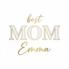 Personalized Best Mom Baseball Cap, Custom Name Hat, Gift for Mom | Trinmama image 4