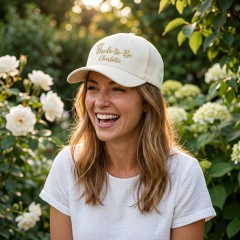 Personalized Bride-to-Be Baseball Cap, Custom Name Gold Crown Hat, Bridal Party Gift | Trinmama image 2