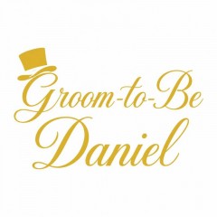 Personalized Groom-to-Be Baseball Cap, Custom Name Gold Print Hat, Bachelor Party Gift | Trinmama image 4