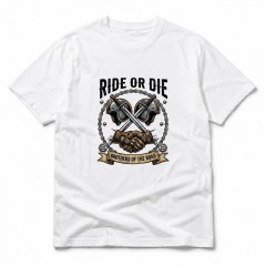 Ride or Die Motorcycle Brotherhood Biker T-Shirt