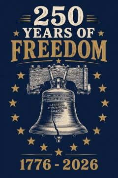 250 Years of Freedom 1776-2026 T-Shirt, Team Pride, USA Anniversary Gift | Trinmama image 5