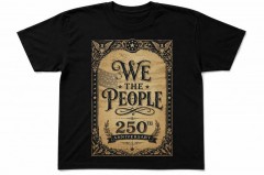 We The People 250th Anniversary T-Shirt, Team Pride, Patriotic Gift | Trinmama image 2