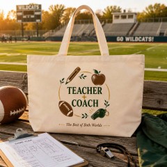 Teacher + Coach Tote Bag image 4