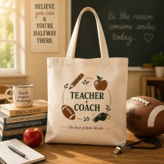 Teacher + Coach Tote Bag image 3