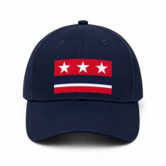 Stars and Stripes Patriotic Baseball Cap, Minimalist American Flag Hat, July 4th Gift | Trinmama