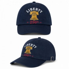 Liberty Bell 250th Patriotic Baseball Cap, 1776-2026 Anniversary Hat, July 4th Gift | Trinmama image 3