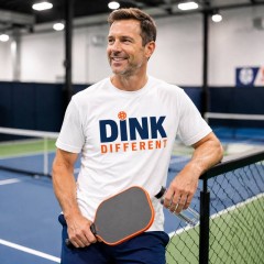 Dink Different - Bold Minimalist Pickleball T-Shirt - Player Gift image 3