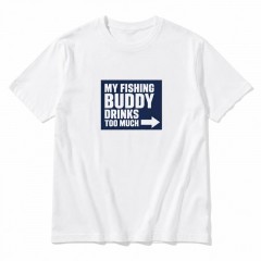 My Fishing Buddy Drinks Too Much T-Shirt, Funny Fishing, Gift for Anglers | Trinmama