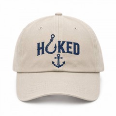 Hooked Baseball Cap, Funny Hook Design Fishing Hat, Gift for Anglers | Trinmama