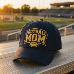 Football Mom Baseball Cap image 2