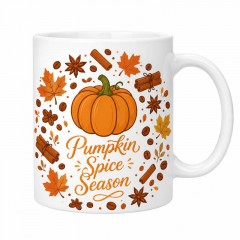 Pumpkin Spice Season Funny Fall Coffee Mug, Autumn Ceramic Cup, Fall Season Gift | Trinmama