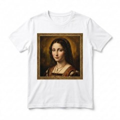 Renaissance Oil Portrait T-Shirt, Dark Academia Museum Art, Art Lover Gift | Trinmama image 1