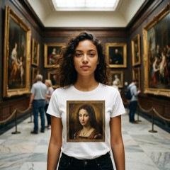 Renaissance Oil Portrait T-Shirt, Dark Academia Museum Art, Art Lover Gift | Trinmama image 3