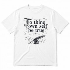 Shakespeare Quote T-Shirt, Serif Typography Dark Academia, Book Lover Gift | Trinmama