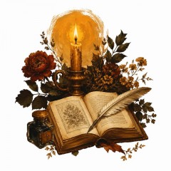 Candle Still Life T-Shirt, Dark Academia Painting, Academic Gift | Trinmama image 4