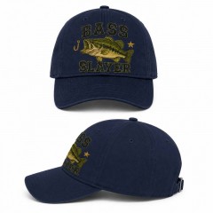 Bass Slayer Baseball Cap, Funny Largemouth Bass Fishing Hat, Gift for Anglers | Trinmama image 3
