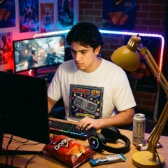 Game On Retro Pixel Arcade Controller Gaming T-Shirt image 2