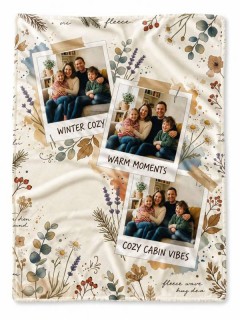 Custom Photo Fleece Blanket — Personalized Memory Throw | Trinmama
