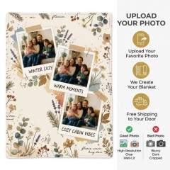 Custom Photo Fleece Blanket — Personalized Memory Throw | Trinmama image 5