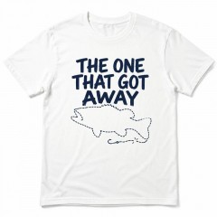 The One That Got Away T-Shirt, Classic Fishing Print, Angler Gift | Trinmama