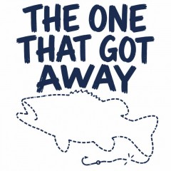 The One That Got Away T-Shirt, Classic Fishing Print, Angler Gift | Trinmama image 4