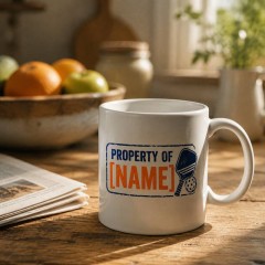 Property of [Name] Mug - Custom Pickleball Coffee Mug - Player Gift image 2